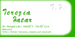 terezia hatar business card